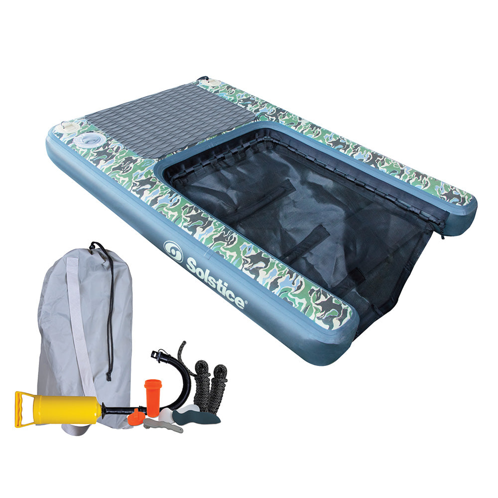 Solstice Watersports Inflatable PupPlank Dog Ramp XL Sport Camo 33250