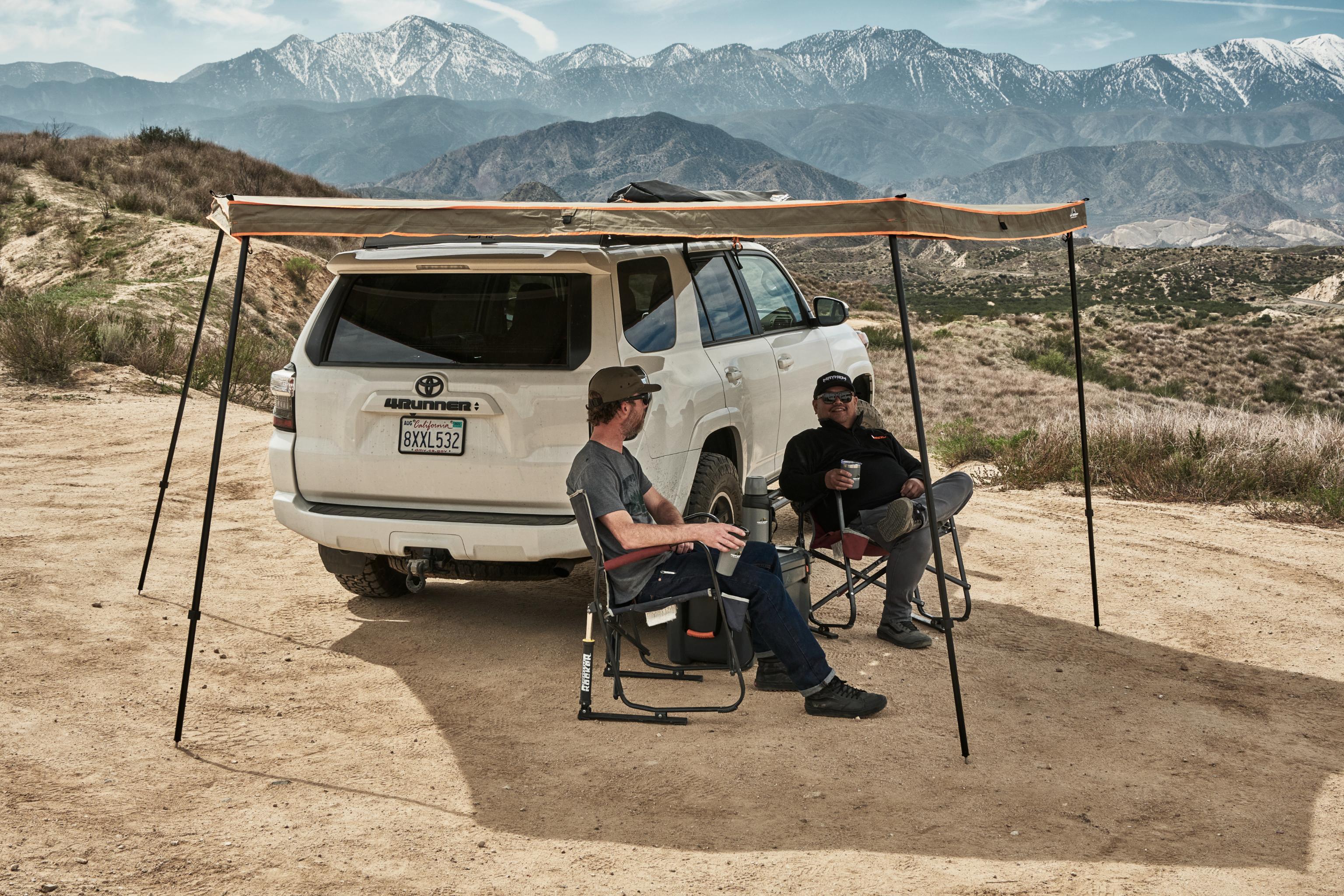 270 Degree Awning, Compact, Driver Side, C-Channel Aluminum, Olive
