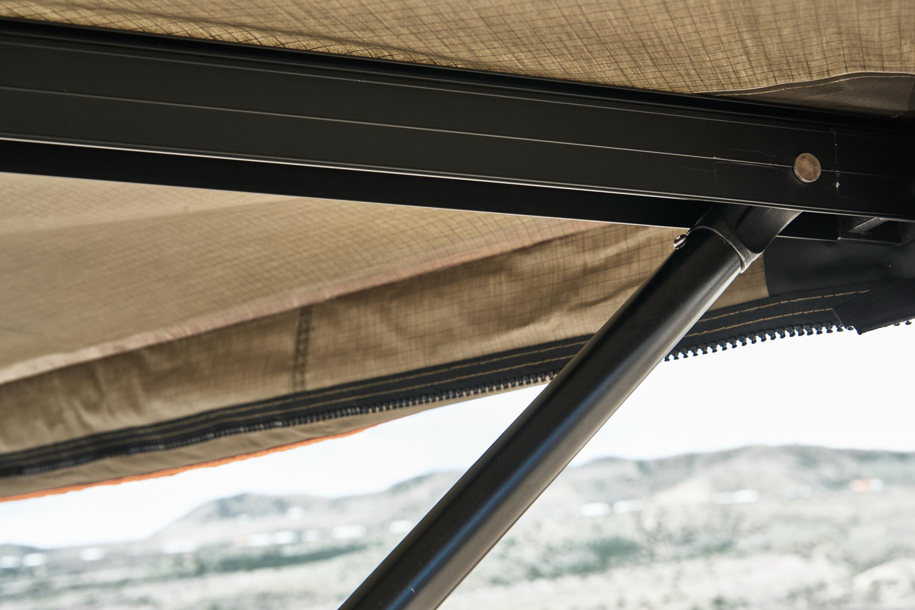 270 Degree Awning, Compact, Driver Side, C-Channel Aluminum, Olive