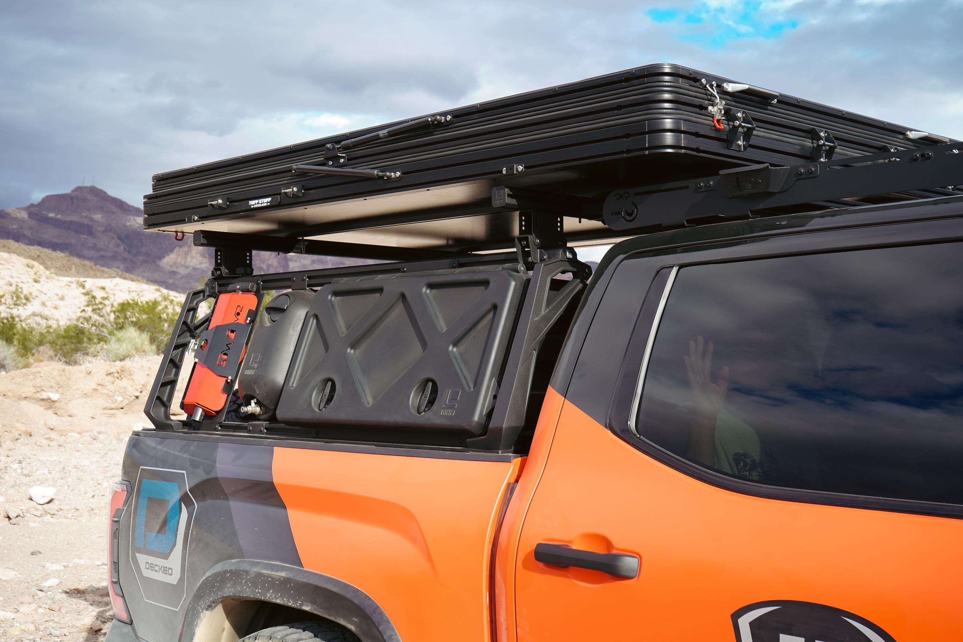 ALPINE 51 HARDSHELL ROOFTOP TENT, ALUMINUM, 2 PERSON, BLACK