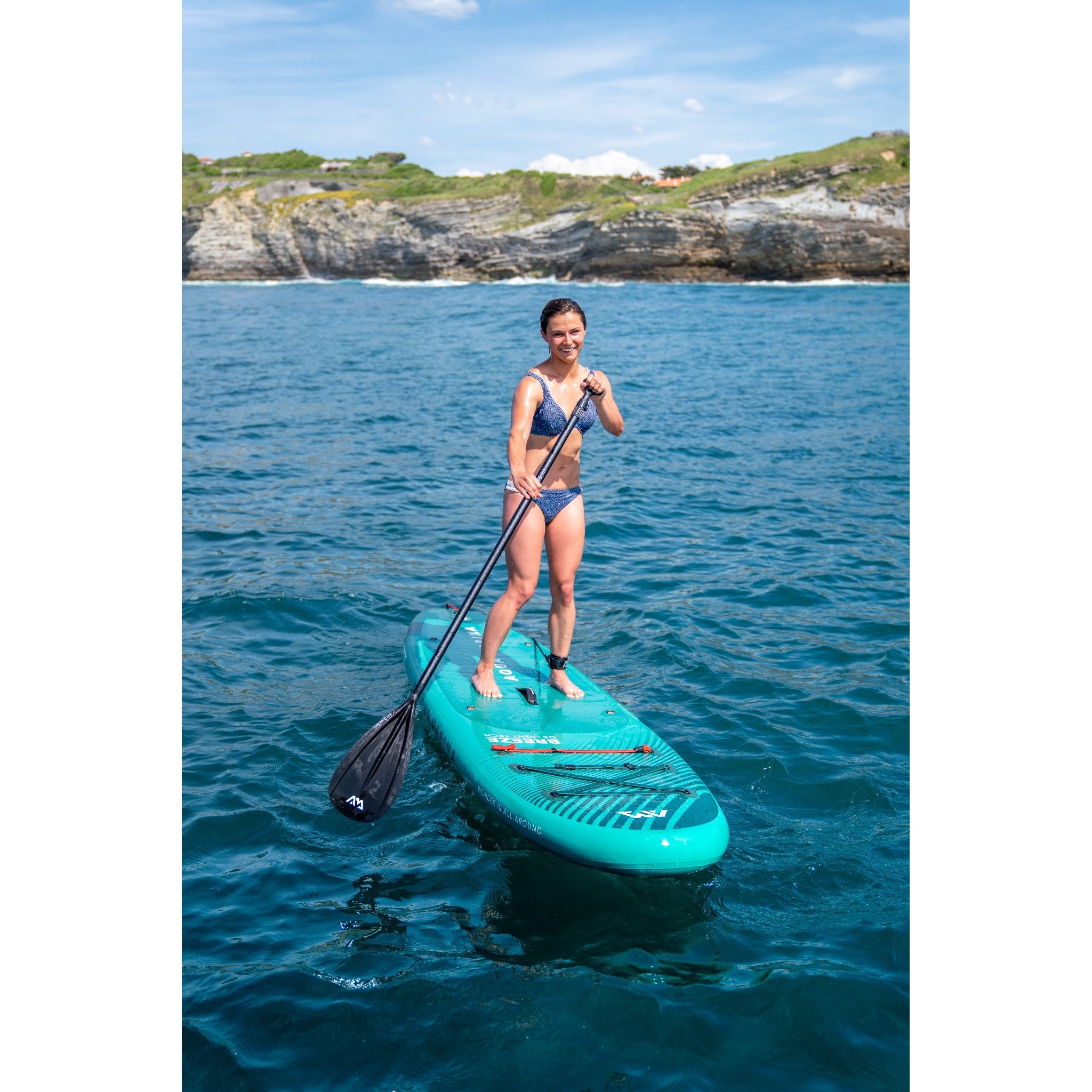 Aqua Marina Vapor (Aqua Splash) - 10'4'' All-around iSUP by Aqua Marina - Sporting Goods > Outdoor Recreation > Boating & Water Sports > Surfing > Paddleboards Inflatable Paddle Board