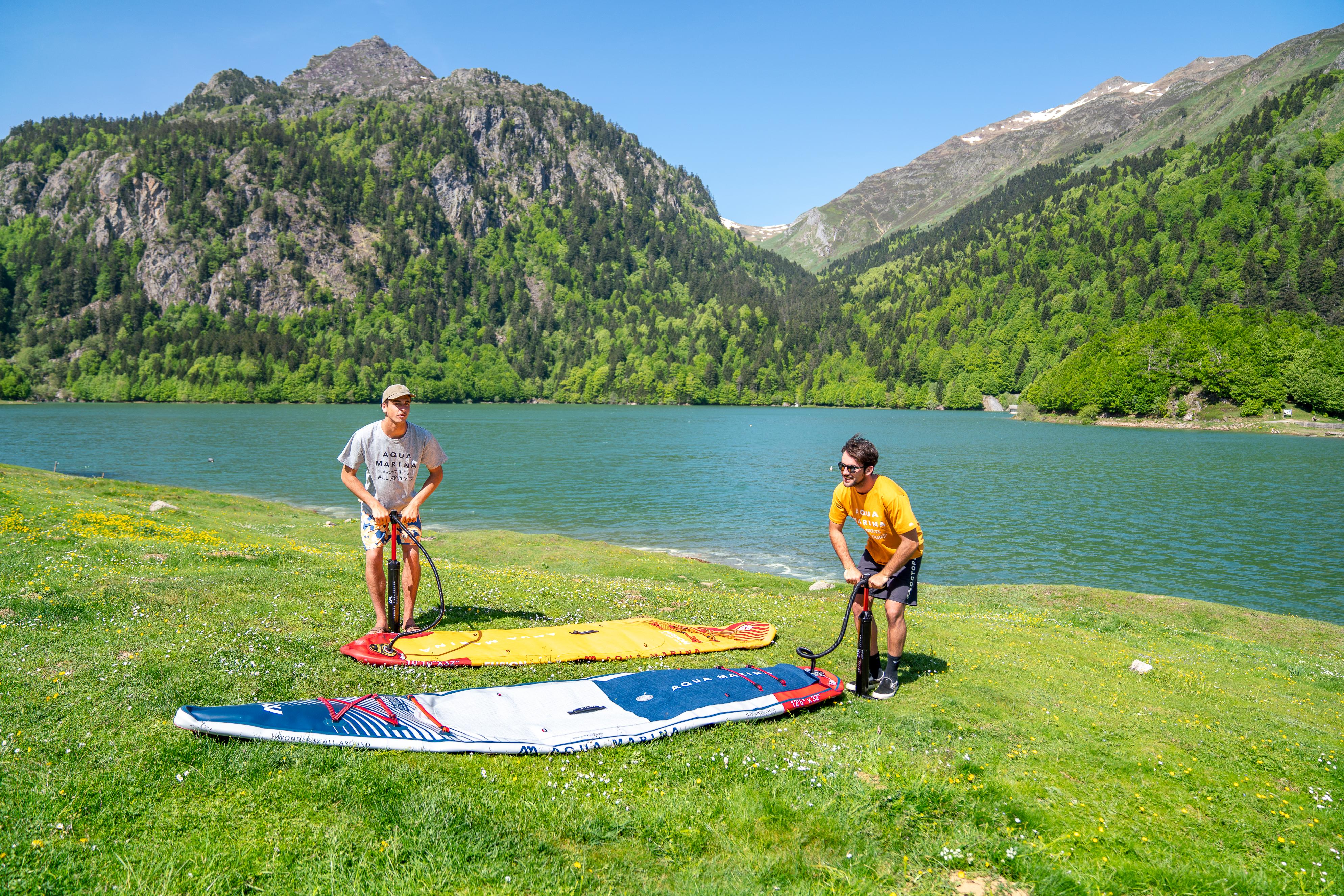 Aqua Marina Aqua Marina HYPER Touring SUP | 11′6″ & 12′6″ Inflatable Paddle Board - Sporting Goods > Outdoor Recreation > Boating & Water Sports > Surfing > Paddleboards Inflatable Paddle Board