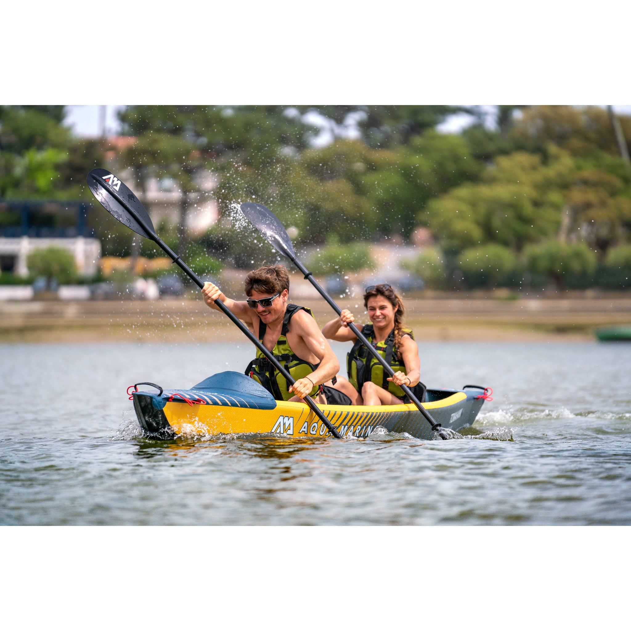 Aqua Marina Tomahawk Air-K 14'5" Speed Kayak | Aqua Marina - Sporting Goods > Outdoor Recreation > Boating & Water Sports > Boating & Rafting > Kayaks > Inflatable Kayaks Inflatable Kayak
