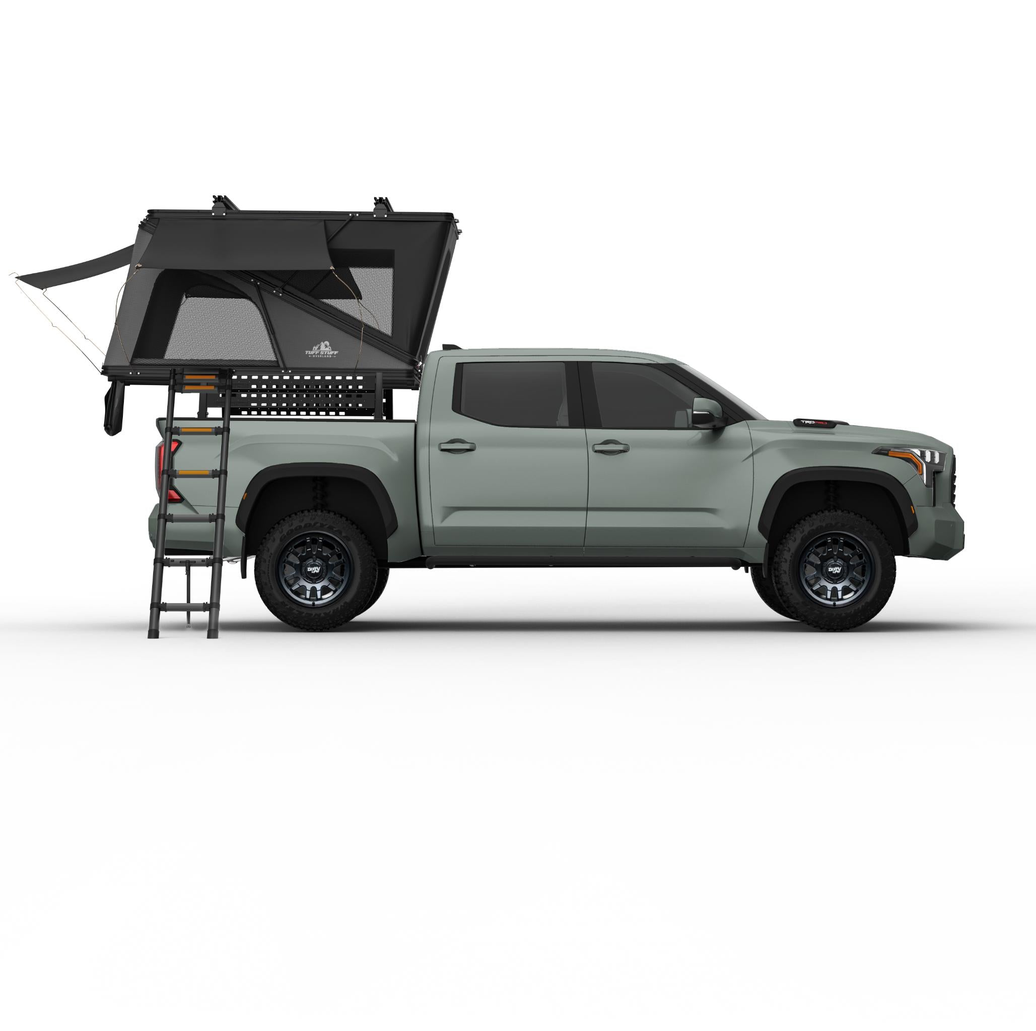 ALPINE 61 HARDSHELL ROOFTOP TENT, ALBUMINUM, 2-3 PERSON, BLACK