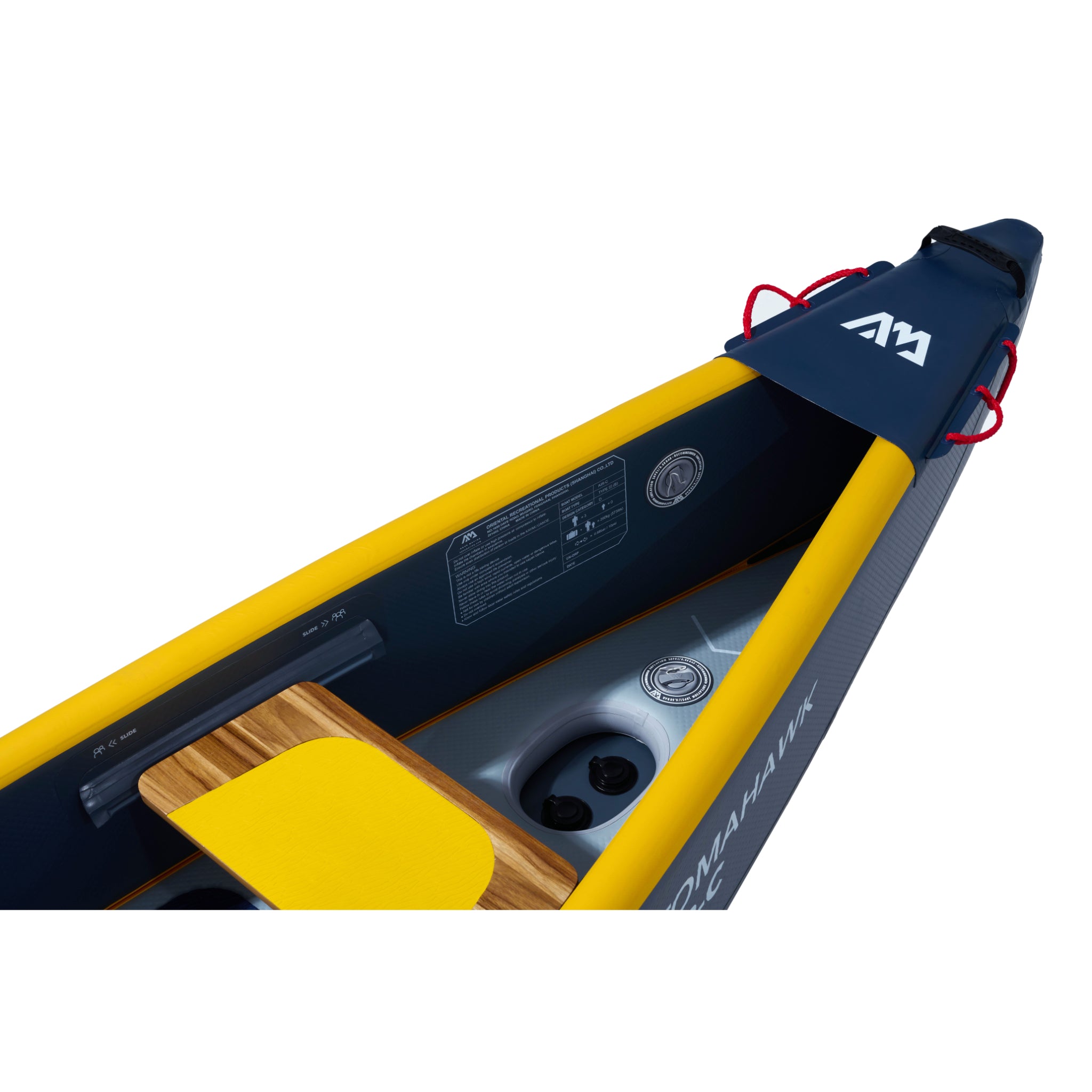 Aqua Marina Tomahawk AIR-C 15'8" Inflatable Canoe | Aqua Marina - Sporting Goods > Outdoor Recreation > Boating & Water Sports > Boating & Rafting > Canoes > Racing Canoes Inflatable Kayak