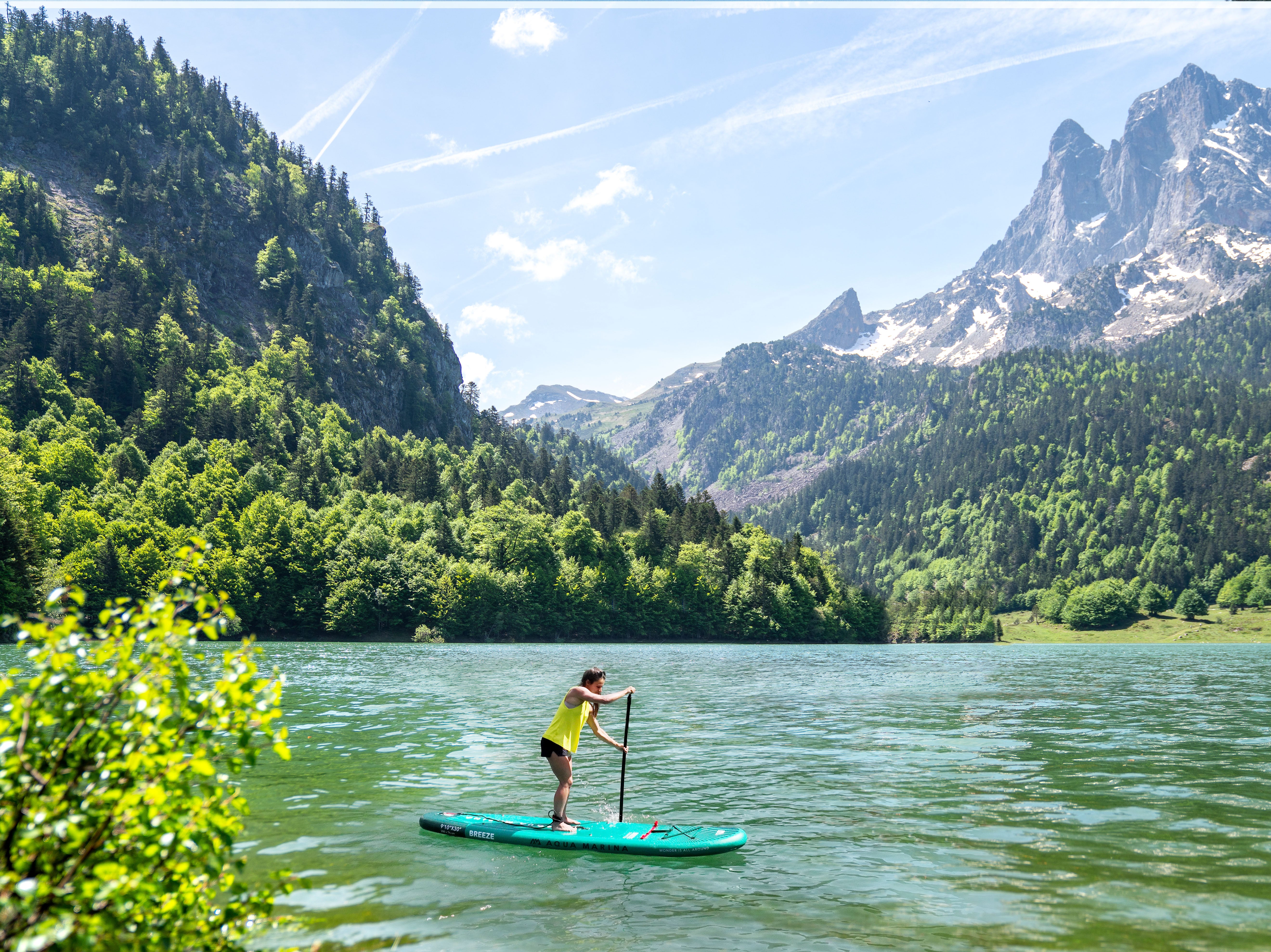 Aqua Marina Breeze (Silver Tree) - 9’10” All-around iSUP by Aqua Marina - Sporting Goods > Outdoor Recreation > Boating & Water Sports > Surfing > Paddleboards Inflatable Paddle Board