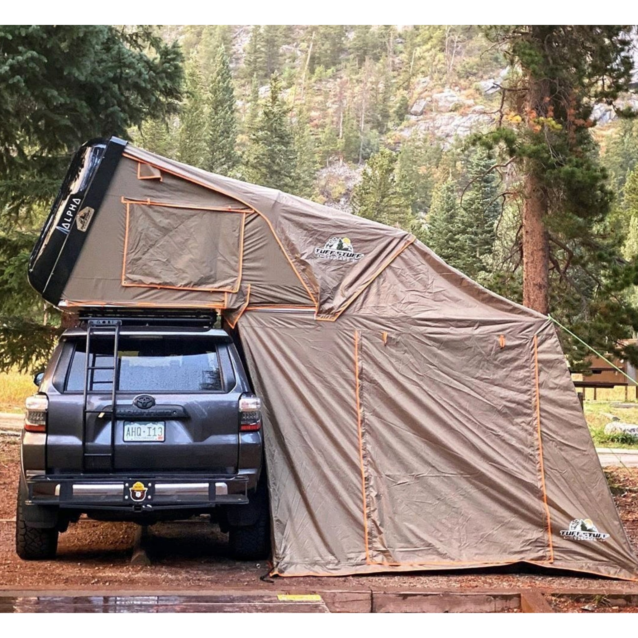 Alpha / Stealth Annex Room, 98x87 Inches, Olive