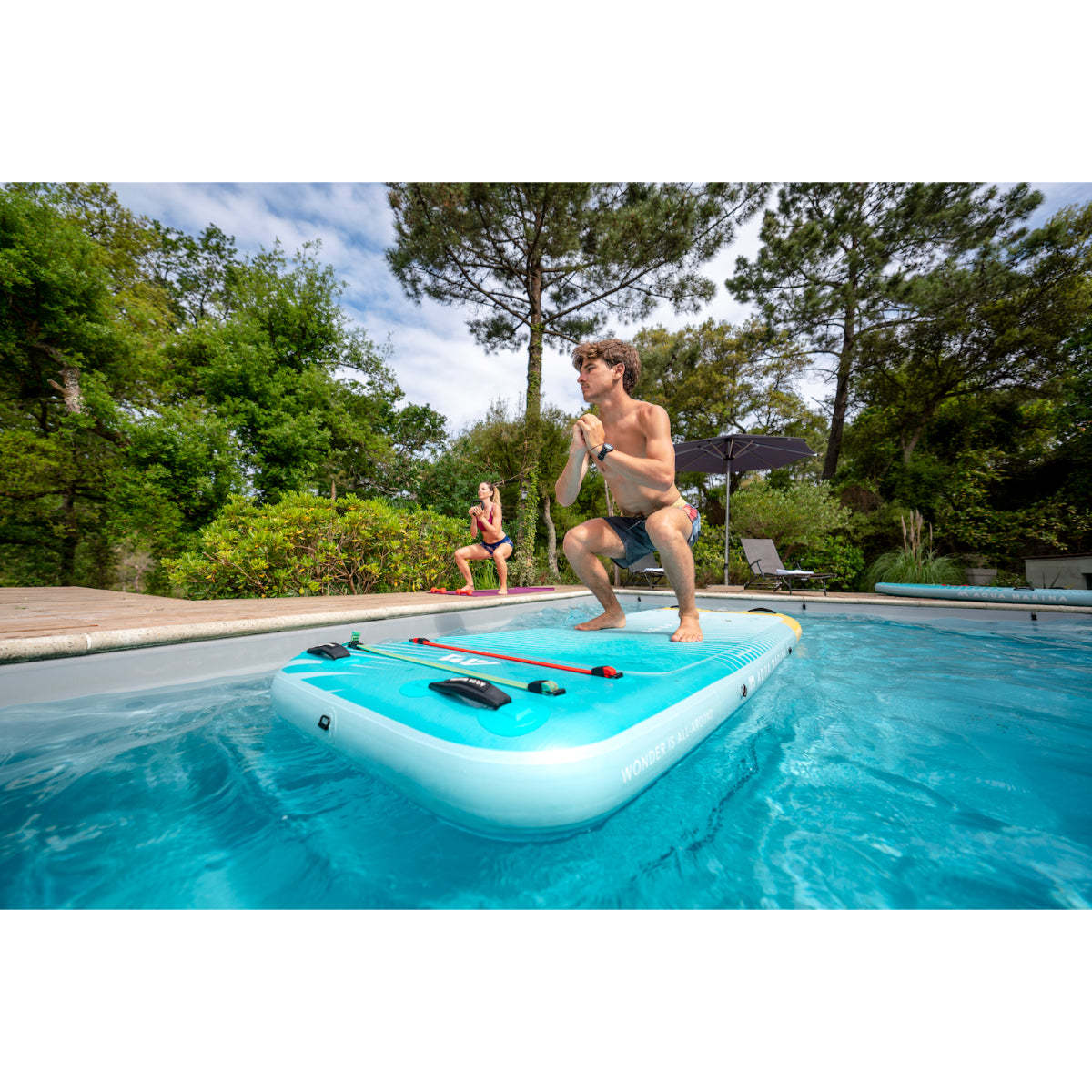 Aqua Marina Peace 8’2” inflatable yoga platform. BT-23PC