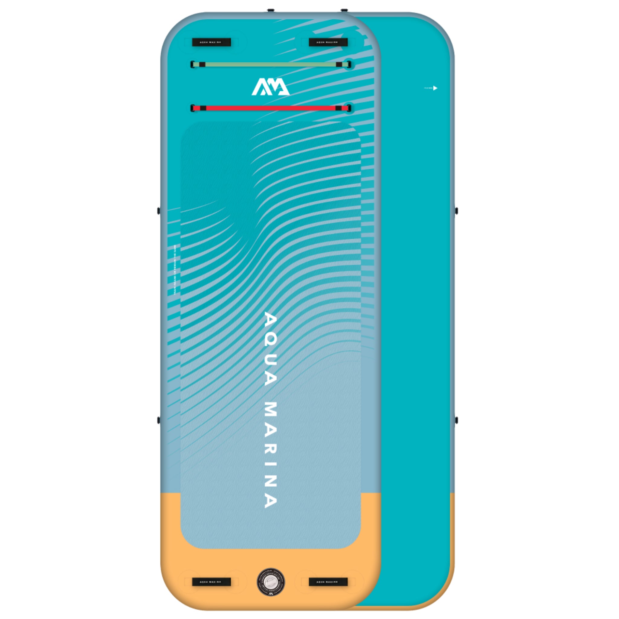 Aqua Marina Aqua Marina Peace 8’2” inflatable yoga platform. BT-23PC - Sporting Goods > Fitness & General Exercise Equipment > Yoga & Pilates Inflatable Platform