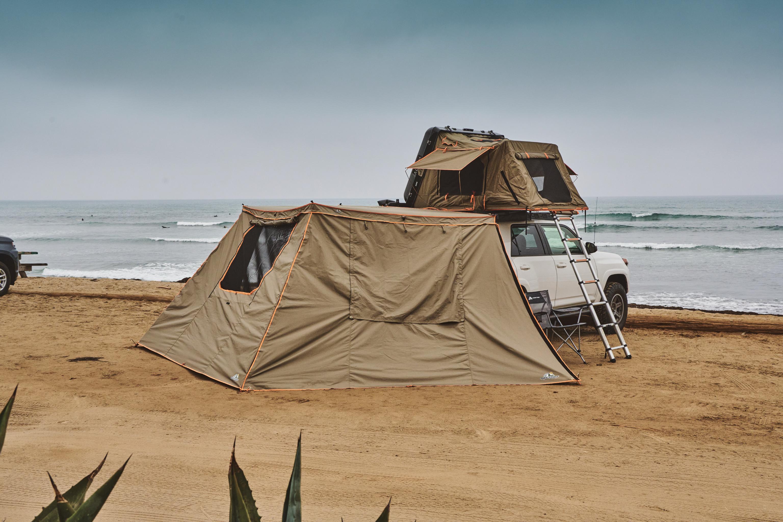 270 Degree Awning Shade Walls, fits Compact Only, Door & Wall, Olive, Pack 1