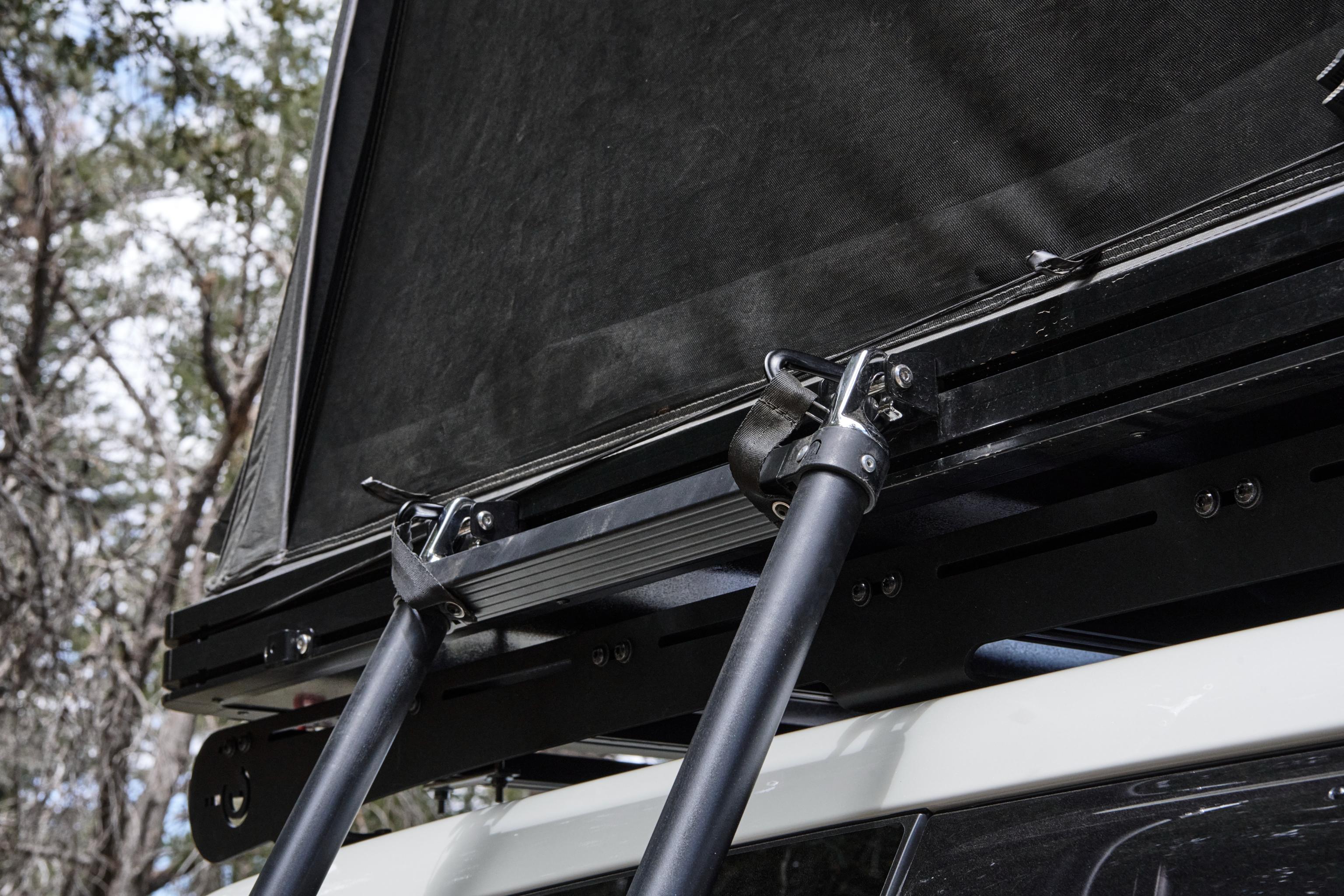 ALPINE 61 HARDSHELL ROOFTOP TENT,  ALBUMINUM, 2-3 PERSON, BLACK