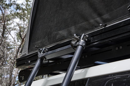 ALPINE 61 HARDSHELL ROOFTOP TENT,  ALBUMINUM, 2-3 PERSON, BLACK