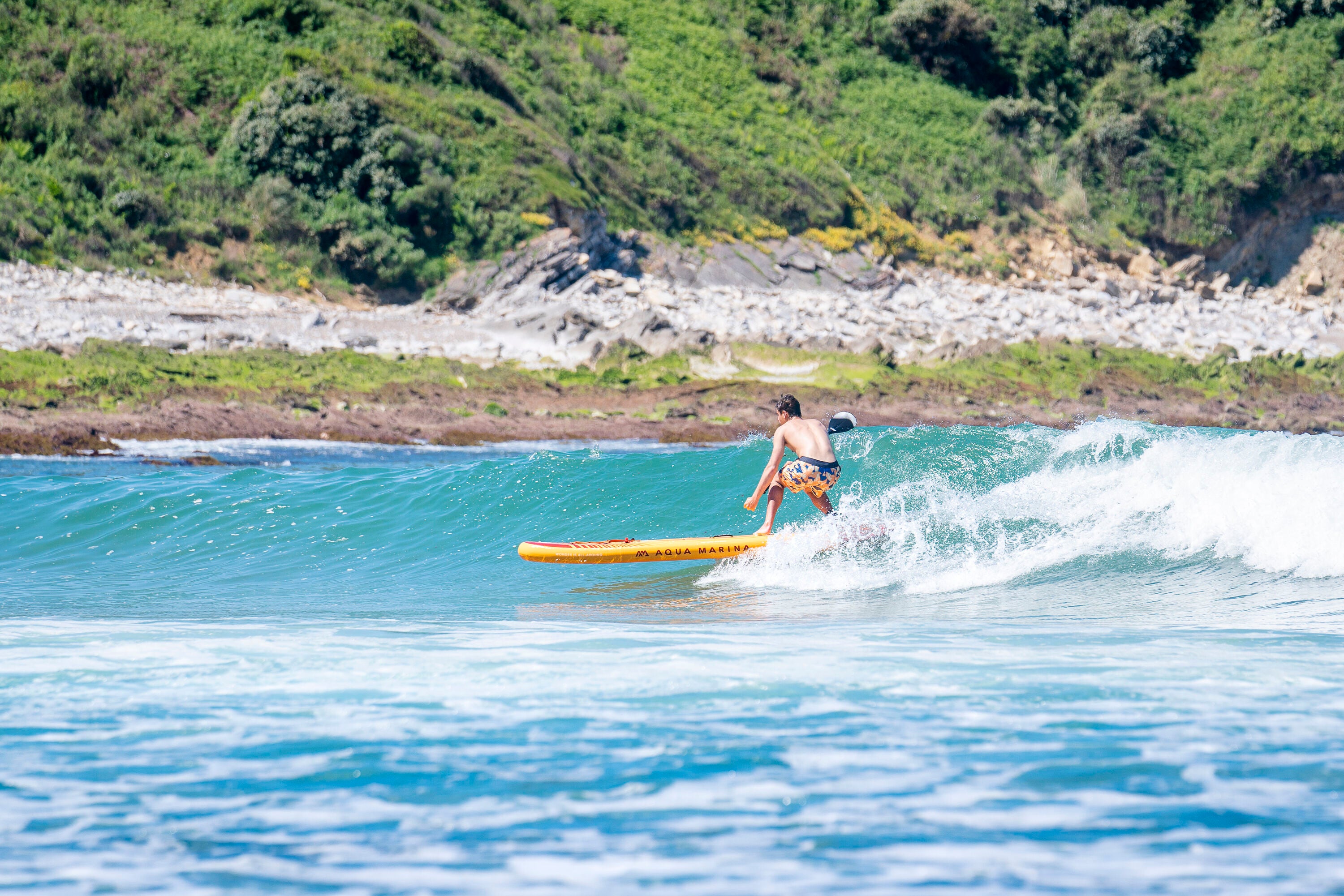 Aqua Marina Fusion (Before Sunset) - 10'10'' All-around iSUP by Aqua Marina - Sporting Goods > Outdoor Recreation > Boating & Water Sports > Surfing > Paddleboards Inflatable Paddle Board