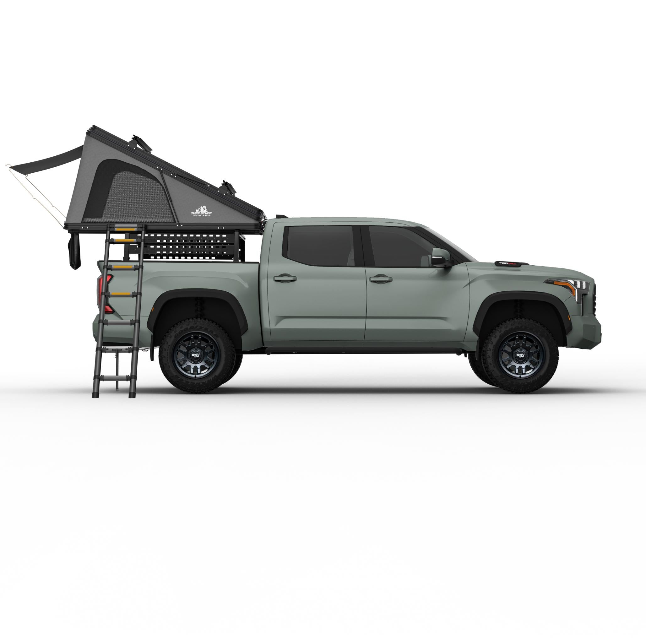 ALPINE 61 HARDSHELL ROOFTOP TENT,  ALBUMINUM, 2-3 PERSON, BLACK