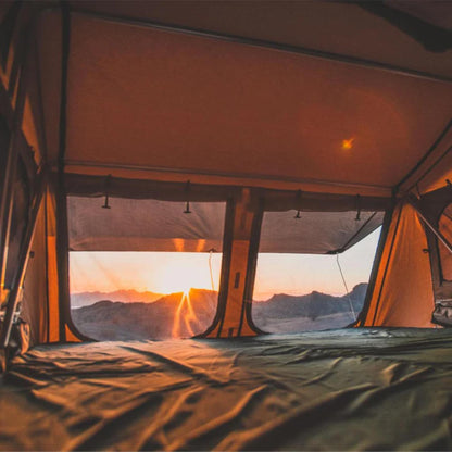 ELITE ROOFTOP TENT,  INCLUDES ANNEX ROOM, 4-5 PERSON, TAN