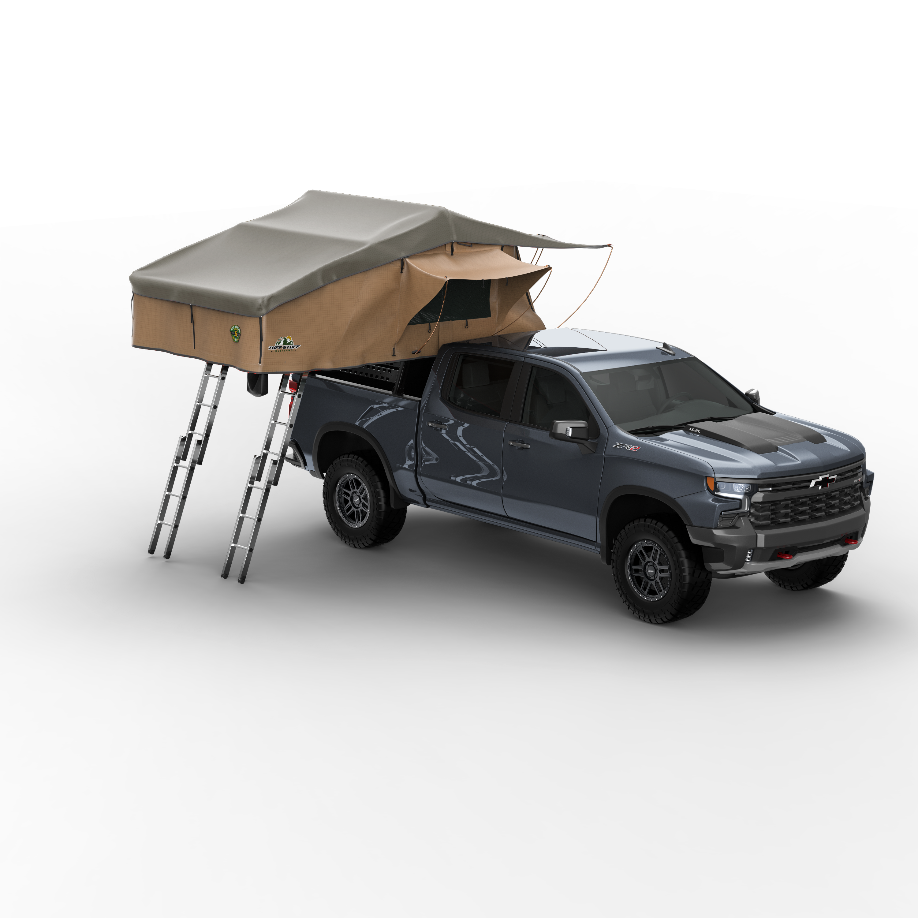 ELITE ROOFTOP TENT,  INCLUDES ANNEX ROOM, 4-5 PERSON, TAN