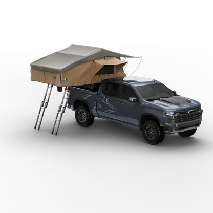 ELITE ROOFTOP TENT,  INCLUDES ANNEX ROOM, 4-5 PERSON, TAN