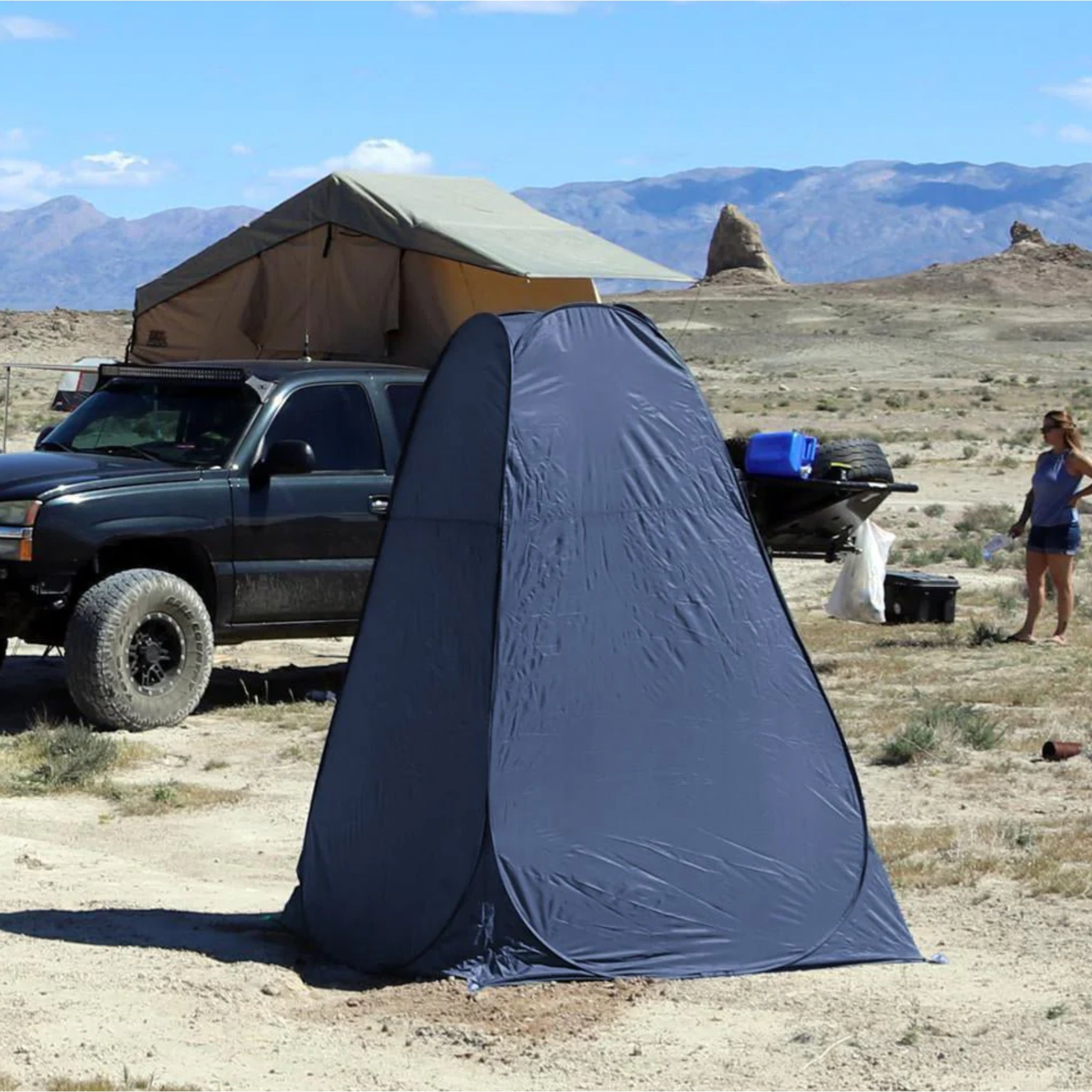 Bathroom Bundle – Portable Toilet + Privacy Tent