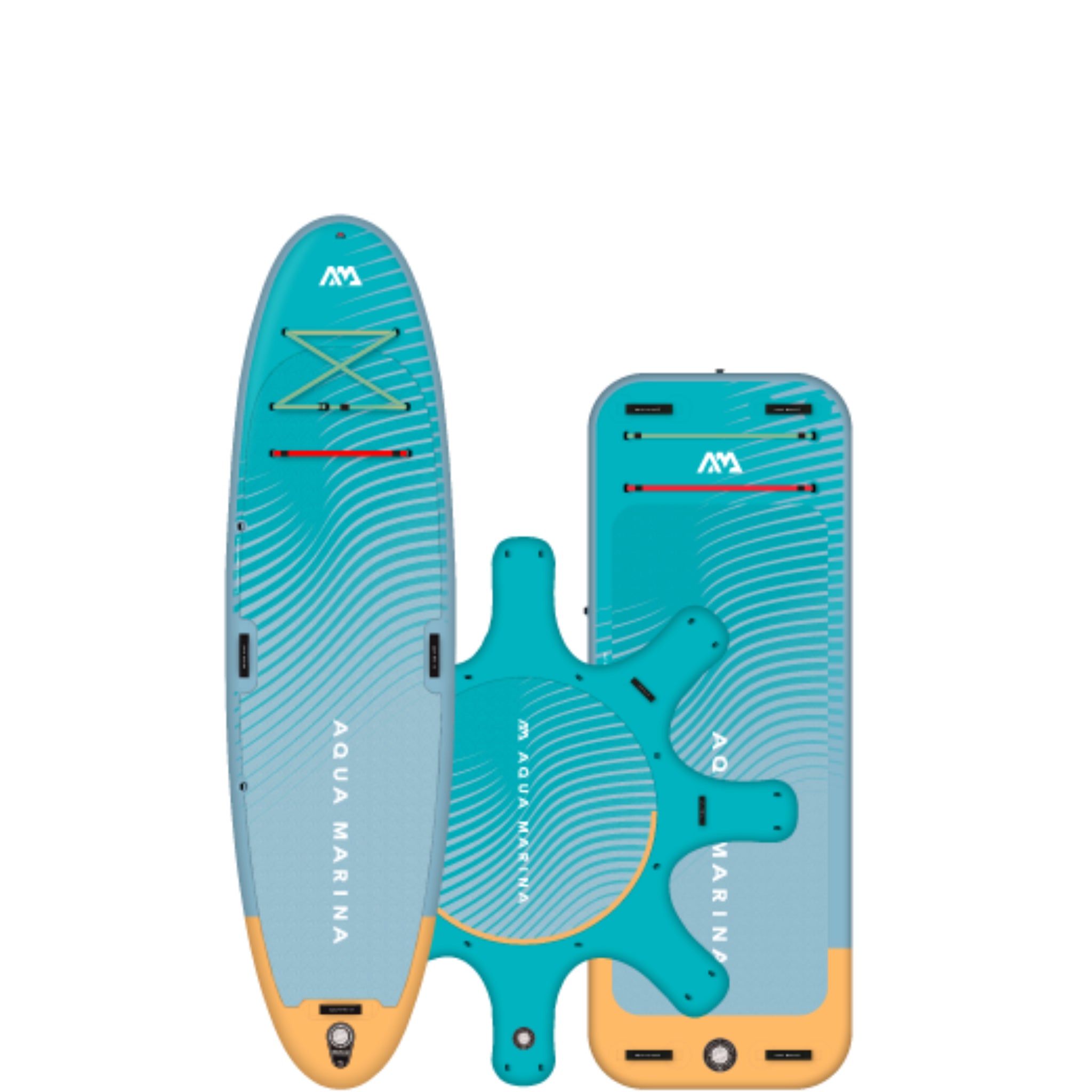 Aqua Marina Aqua Marina Peace 8’2” inflatable yoga platform. BT-23PC - Sporting Goods > Fitness & General Exercise Equipment > Yoga & Pilates Inflatable Platform