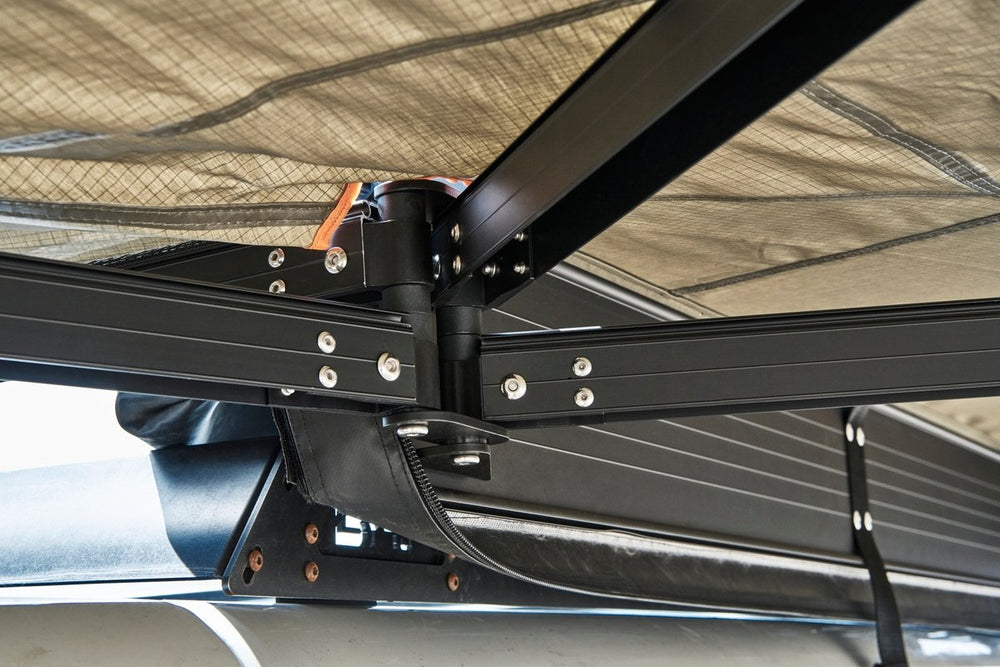 270 Degree Awning, Compact, Driver Side, C-Channel Aluminum, Olive